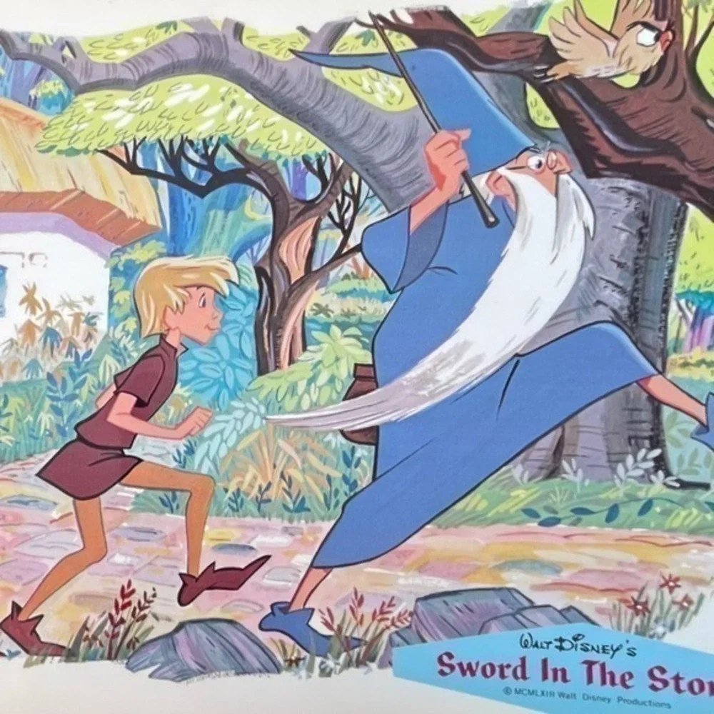Sword and the Stone  Walt Disney Placemat 1960 Children 11